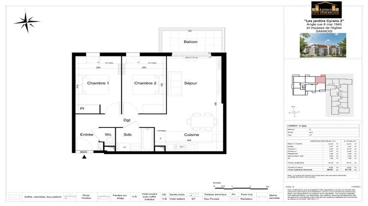 Ma-Cabane - Vente Appartement Sannois, 53 m²