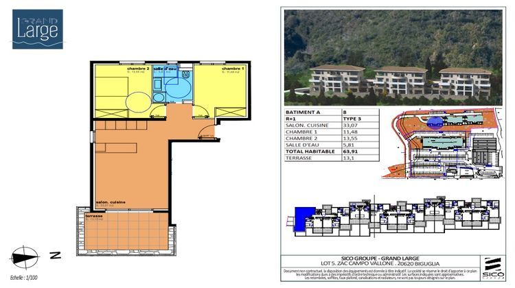 Ma-Cabane - Vente Appartement SARI-SOLENZARA, 64 m²