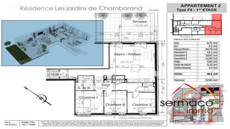 Ma-Cabane - Vente Appartement Sarreguemines, 96 m²