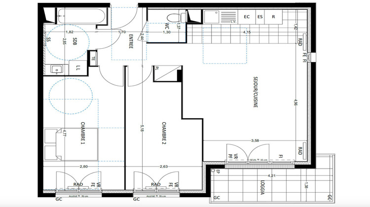 Ma-Cabane - Vente Appartement SARTROUVILLE, 63 m²