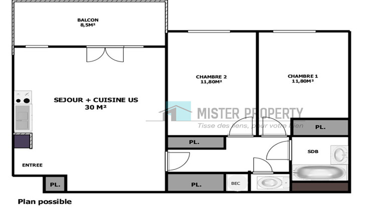 Ma-Cabane - Vente Appartement SARTROUVILLE, 65 m²