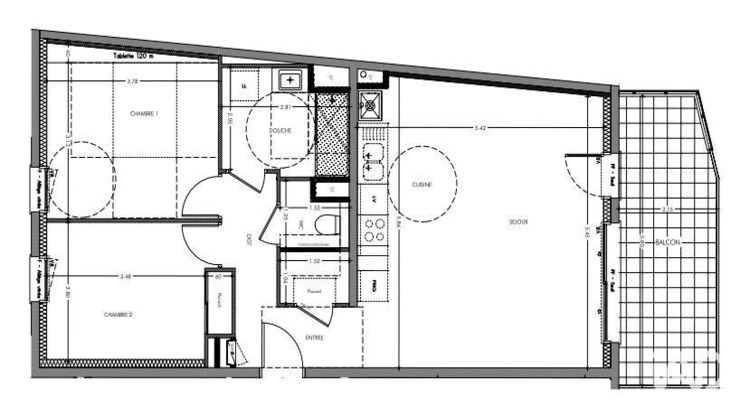Ma-Cabane - Vente Appartement Sassenage, 68 m²