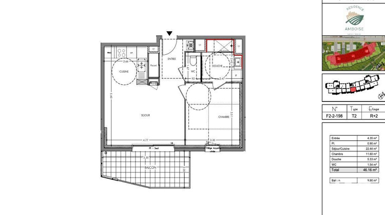 Ma-Cabane - Vente Appartement Sassenage, 46 m²