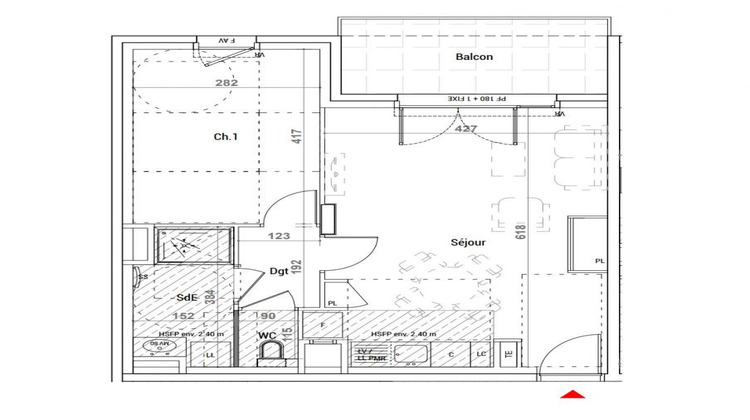 Ma-Cabane - Vente Appartement SATHONAY CAMP, 45 m²