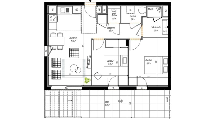 Ma-Cabane - Vente Appartement Sathonay-Village, 58 m²