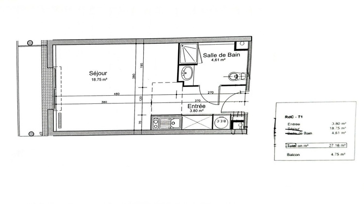 Ma-Cabane - Vente Appartement Sautron, 27 m²