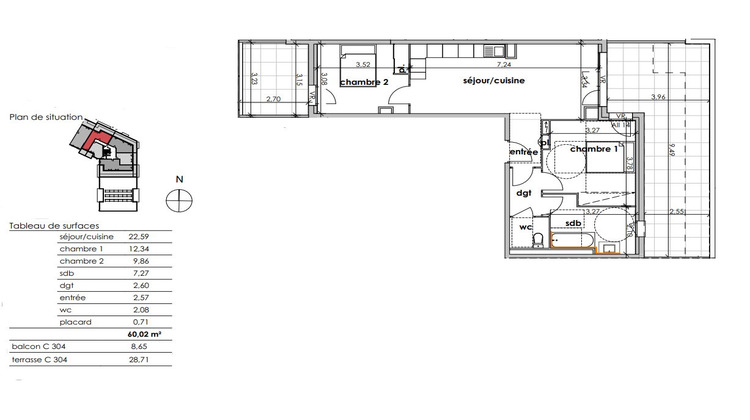 Ma-Cabane - Vente Appartement SAUVIAN, 60 m²