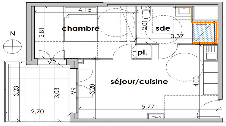 Ma-Cabane - Vente Appartement Sauvian, 39 m²