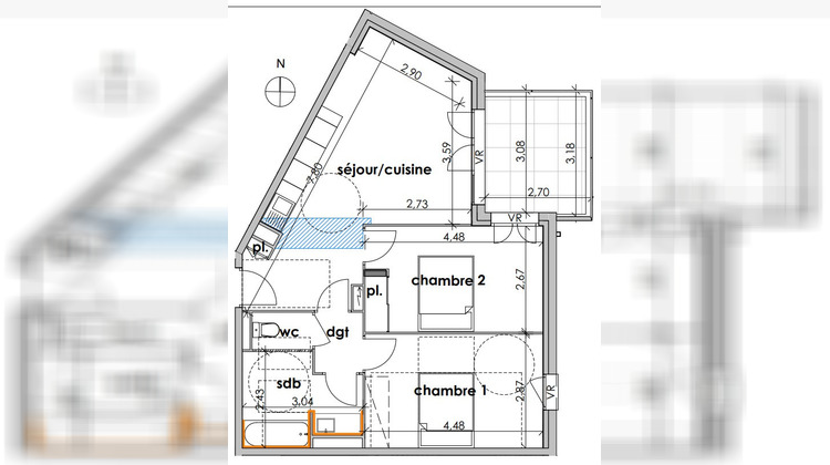 Ma-Cabane - Vente Appartement Sauvian, 58 m²