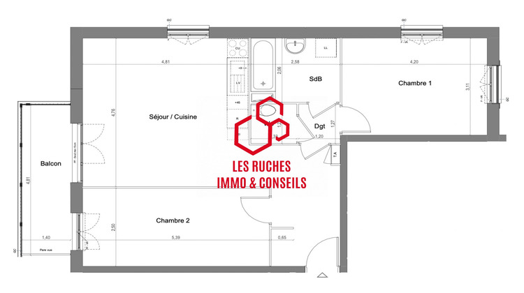 Ma-Cabane - Vente Appartement Savigny-le-Temple, 66 m²