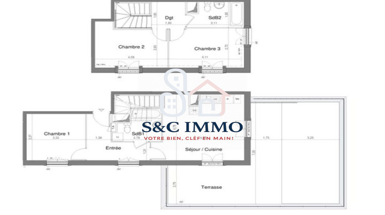 Ma-Cabane - Vente Appartement Savigny-le-Temple, 77 m²