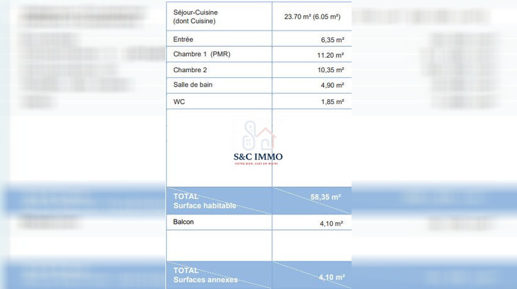 Ma-Cabane - Vente Appartement Savigny-le-Temple, 58 m²