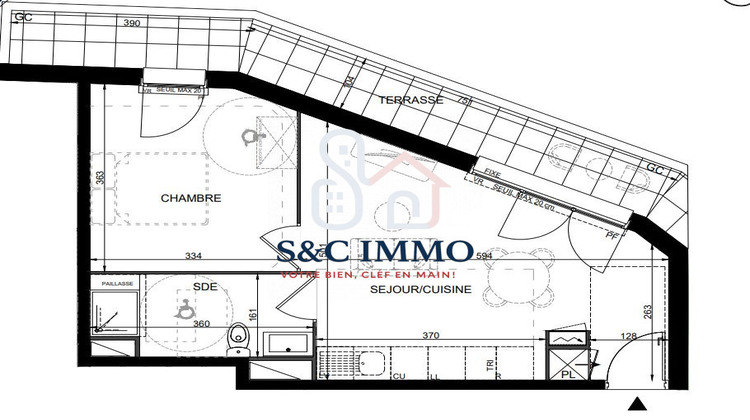 Ma-Cabane - Vente Appartement Savigny-le-Temple, 39 m²