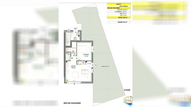 Ma-Cabane - Vente Appartement SAVINES LE LAC, 35 m²