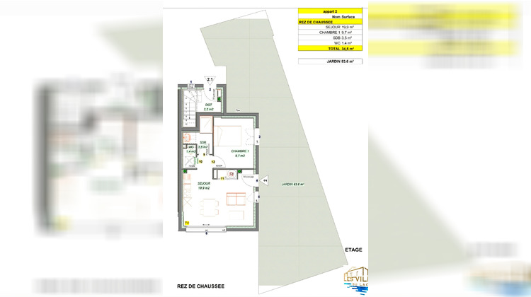 Ma-Cabane - Vente Appartement SAVINES LE LAC, 35 m²