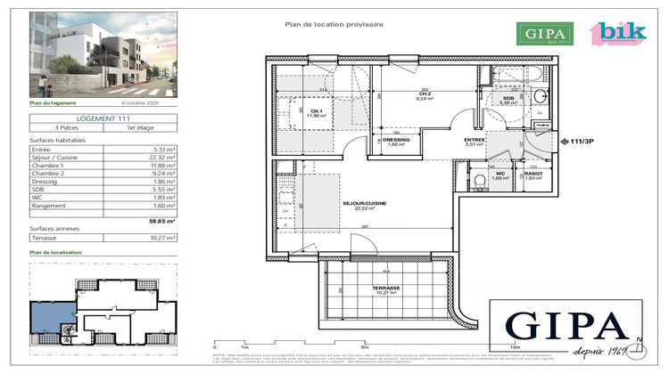 Ma-Cabane - Vente Appartement Schiltigheim, 59 m²