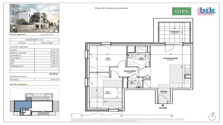 Ma-Cabane - Vente Appartement Schiltigheim, 61 m²