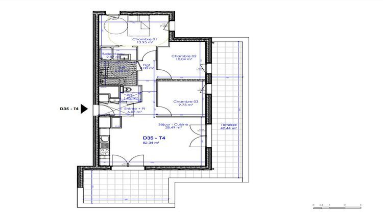 Ma-Cabane - Vente Appartement SCIEZ, 82 m²