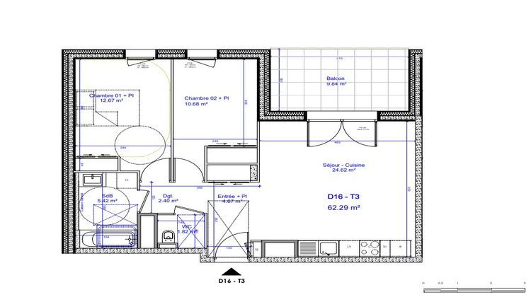 Ma-Cabane - Vente Appartement SCIEZ, 62 m²