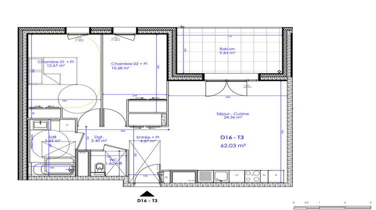 Ma-Cabane - Vente Appartement SCIEZ, 62 m²