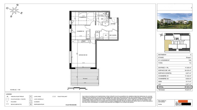 Ma-Cabane - Vente Appartement SCIEZ, 67 m²