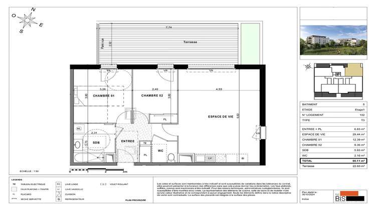 Ma-Cabane - Vente Appartement SCIEZ, 66 m²