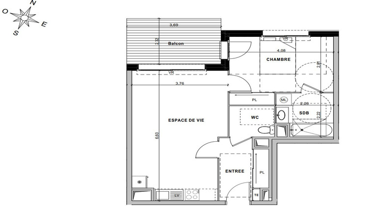 Ma-Cabane - Vente Appartement SCIEZ, 48 m²