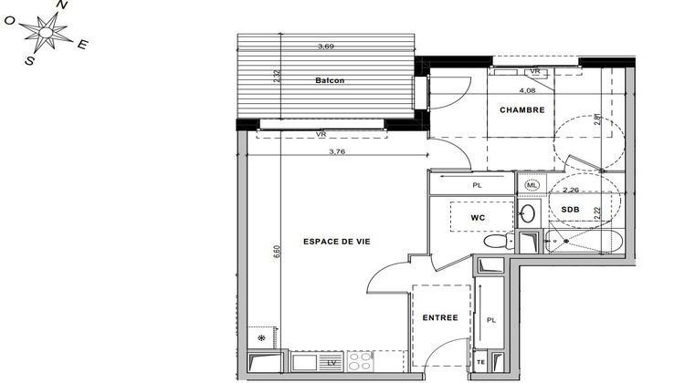 Ma-Cabane - Vente Appartement SCIEZ, 48 m²