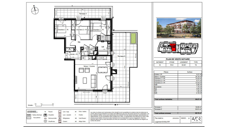 Ma-Cabane - Vente Appartement SCIEZ, 86 m²