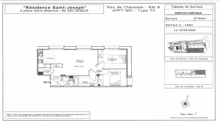 Ma-Cabane - Vente Appartement SENLIS, 41 m²