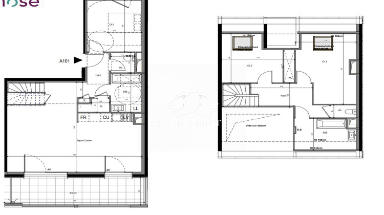Ma-Cabane - Vente Appartement Sergy, 107 m²