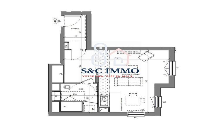 Ma-Cabane - Vente Appartement Serris, 35 m²
