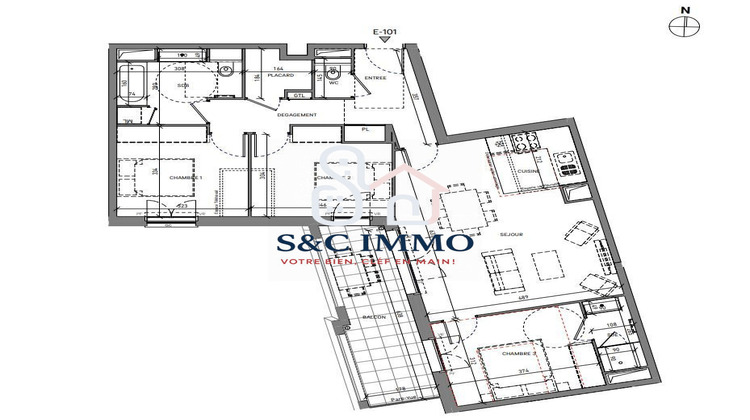 Ma-Cabane - Vente Appartement Serris, 86 m²