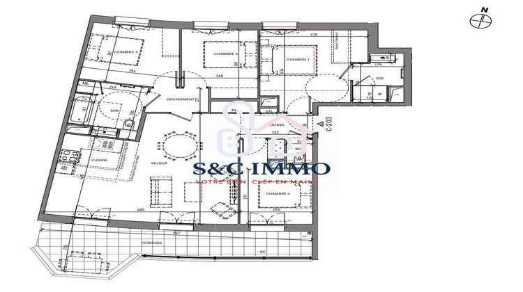 Ma-Cabane - Vente Appartement Serris, 93 m²