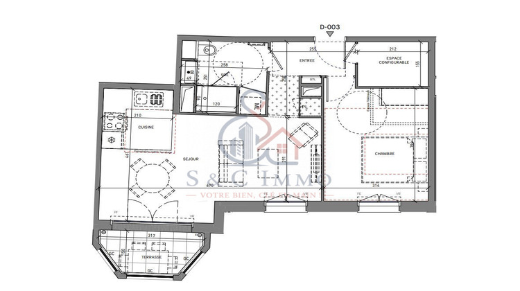 Ma-Cabane - Vente Appartement Serris, 50 m²