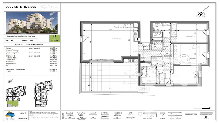 Ma-Cabane - Vente Appartement SETE, 102 m²