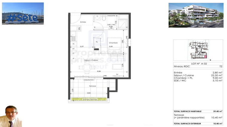 Ma-Cabane - Vente Appartement SETE, 39 m²
