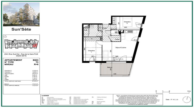 Ma-Cabane - Vente Appartement Sète, 61 m²