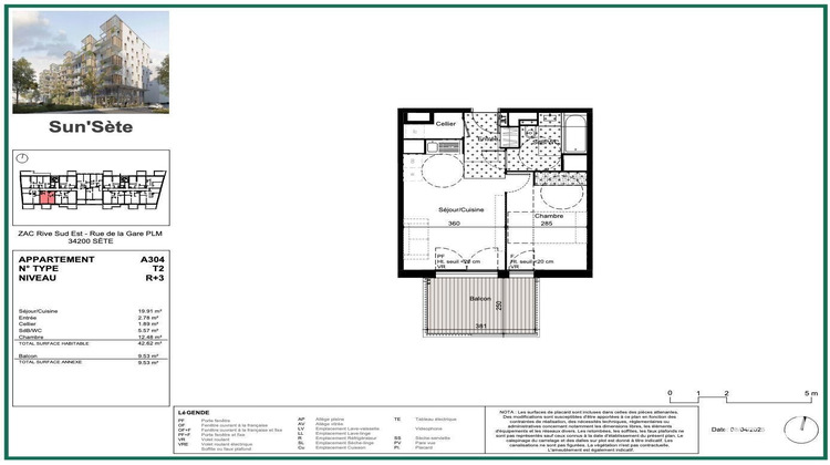 Ma-Cabane - Vente Appartement Sète, 43 m²