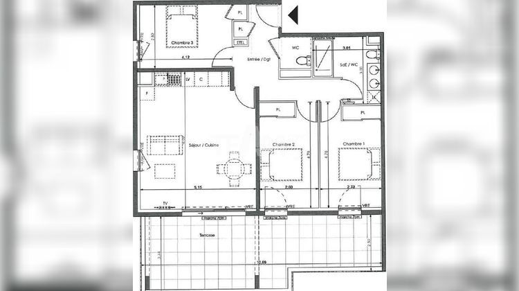 Ma-Cabane - Vente Appartement SETE CORNICHE PLAGE, 85 m²