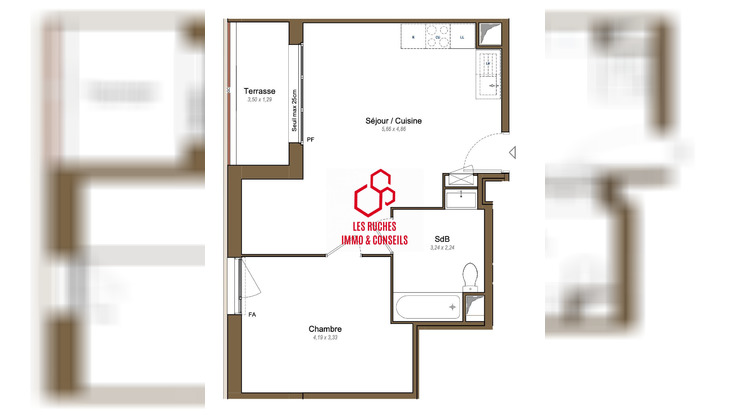 Ma-Cabane - Vente Appartement Sevran, 44 m²