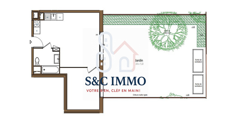 Ma-Cabane - Vente Appartement Sevran, 42 m²