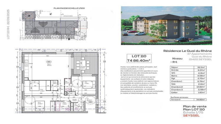 Ma-Cabane - Vente Appartement SEYSSEL, 86 m²
