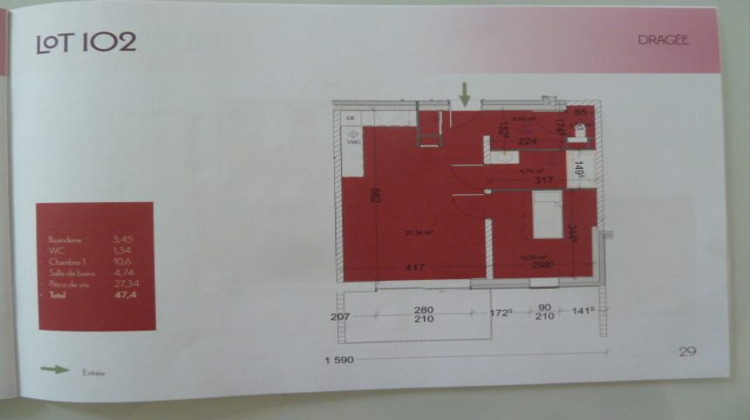 Ma-Cabane - Vente Appartement Sillingy, 47 m²