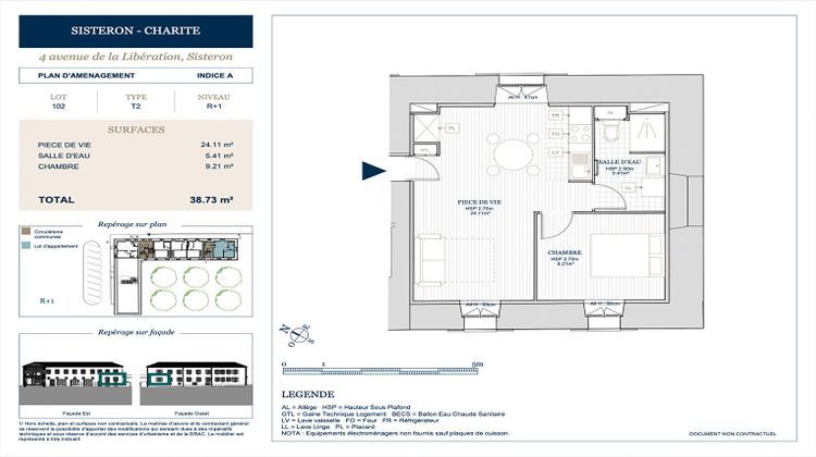 Ma-Cabane - Vente Appartement SISTERON, 41 m²