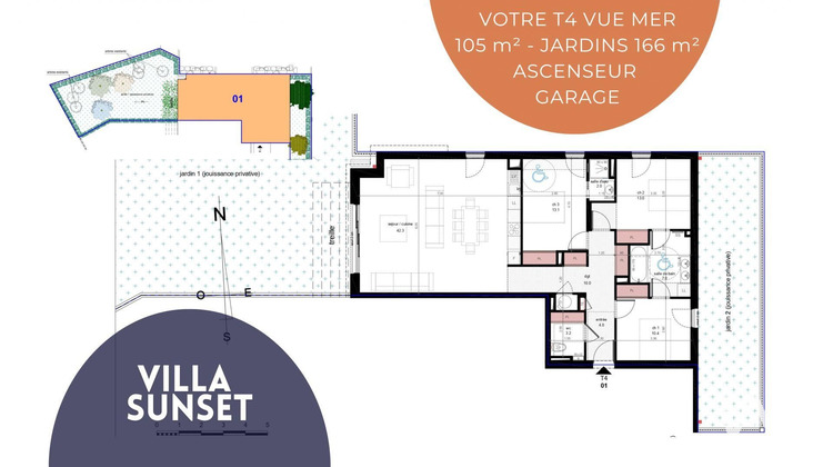 Ma-Cabane - Vente Appartement Six-Fours-les-Plages, 105 m²
