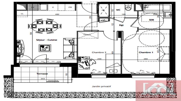 Ma-Cabane - Vente Appartement Soisy-sur-Seine, 55 m²