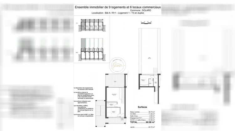 Ma-Cabane - Vente Appartement SOLARO, 60 m²