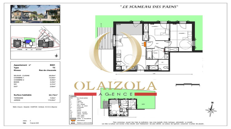 Ma-Cabane - Vente Appartement SOORTS-HOSSEGOR, 60 m²