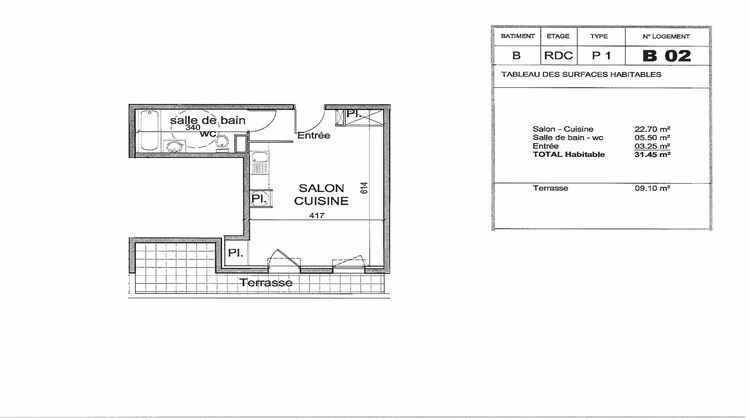 Ma-Cabane - Vente Appartement Sorgues, 31 m²